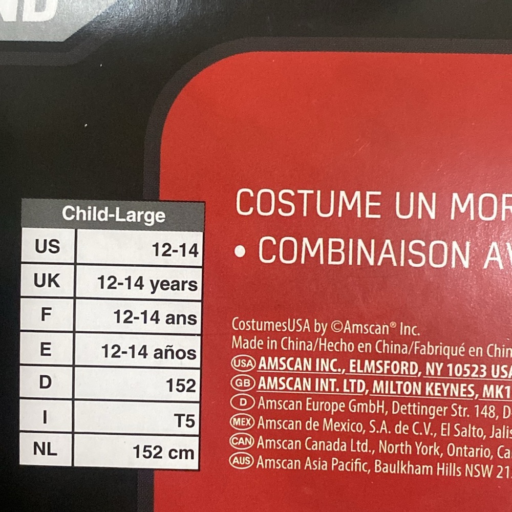 Star Wars The Force Awakens Finn Deluxe Child Costume Jumpsuit Size Large - Picture 8 of 8